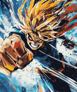 All Might Anime Diamond Painting