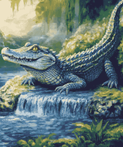 Alligator Reptile Diamond Painting