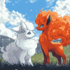 Alolan Vulpix Pokemon Diamond Painting