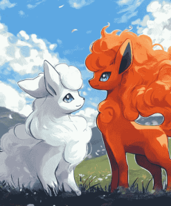 Alolan Vulpix Pokemon Diamond Painting