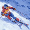 Alpine Ski Adventure Diamond Painting