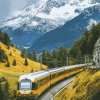 Alps Train Adventure Diamond Painting