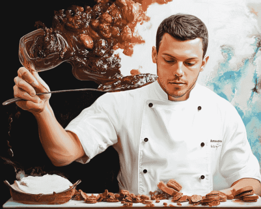 Amaury Guichon Pastry Chef Diamond Painting