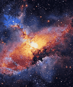 Amazing Colorful Galaxy Diamond Painting