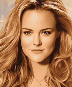 American Alicia Silverstone Diamond Painting