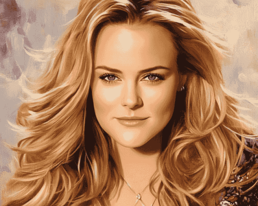 American Alicia Silverstone Diamond Painting