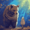 American Bears Animation Diamond Painting