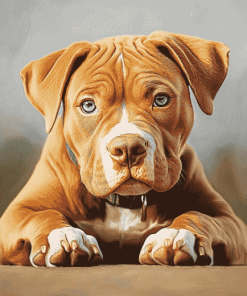 American Bully Puppy Diamond Painting