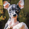 American Hairless Terrier Puppies Diamond Painting