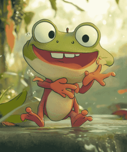 Amphibia Cartoon Characters Diamond Painting