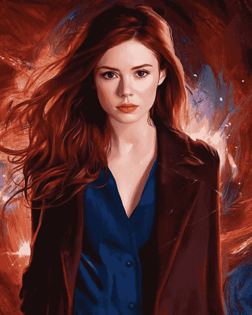 Amy Pond Celebrity Diamond Painting