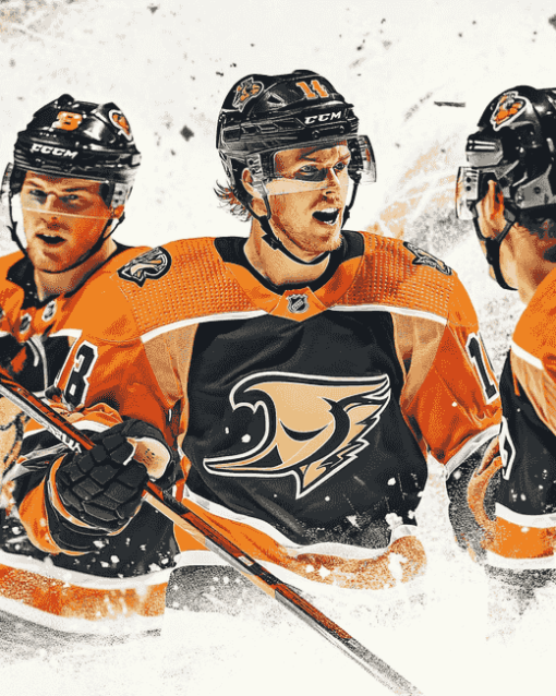 Anaheim Ducks Ice Hockey Team Diamond Painting