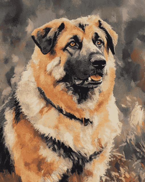 Anatolian Shepherd Puppy Diamond Painting