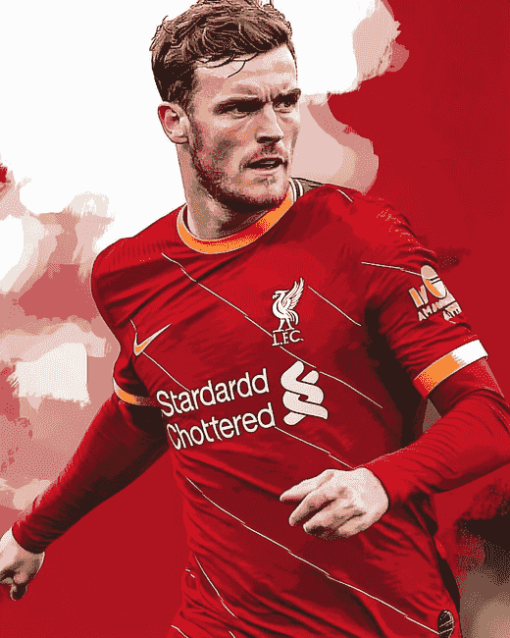 Andrew Robertson Liverpool Footballer Diamond Painting