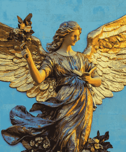 Angel Of Peace Monument Diamond Painting