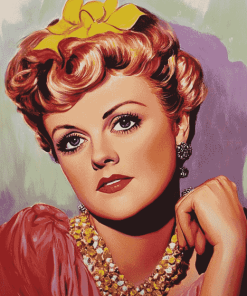 Angela Lansbury Famous Woman Diamond Painting