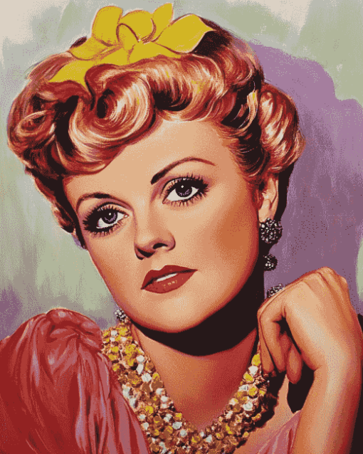 Angela Lansbury Famous Woman Diamond Painting