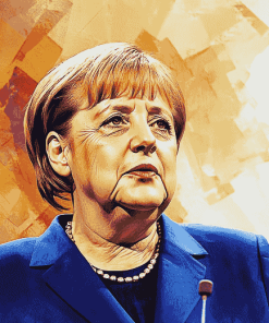 Angela Merkel Iconic Diamond Painting