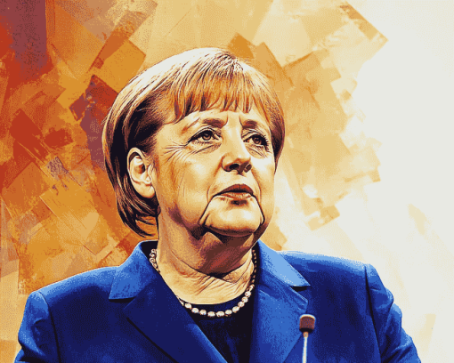 Angela Merkel Iconic Diamond Painting