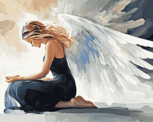 Angelic Woman Diamond Painting