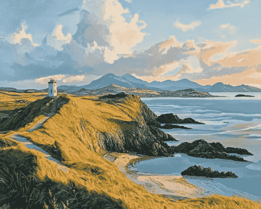 Anglesey Coastline Landscapes Diamond Painting