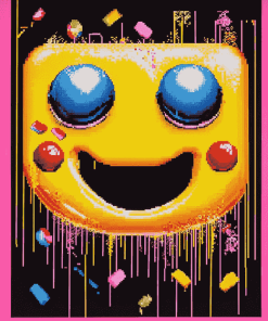 Animated Pacman Diamond Painting