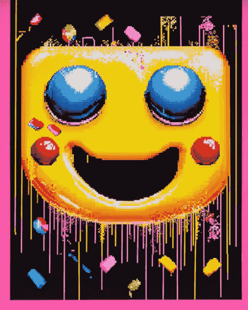 Animated Pacman Diamond Painting