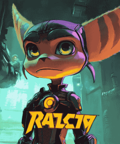 Animated Ratchet And Clank Diamond Painting