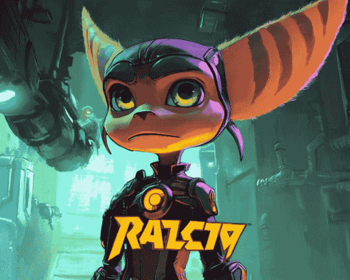 Animated Ratchet And Clank Diamond Painting