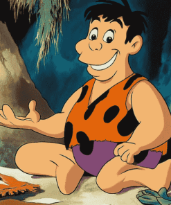 Animated Series Fred Flintstones Diamond Painting