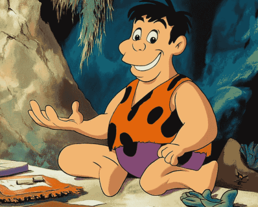 Animated Series Fred Flintstones Diamond Painting