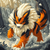 Anime Arcanine Diamond Painting