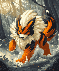 Anime Arcanine Diamond Painting