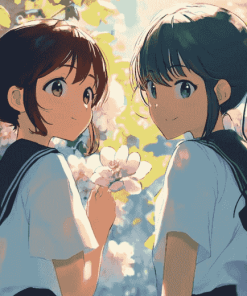 Anime Bloom Into You Diamond Painting