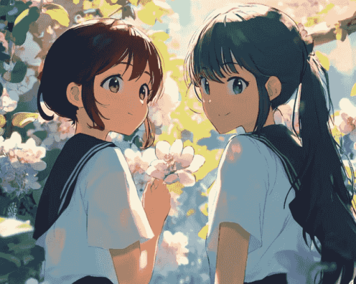 Anime Bloom Into You Diamond Painting