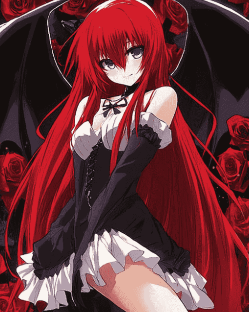 Anime Icon Rias Gremory Diamond Painting