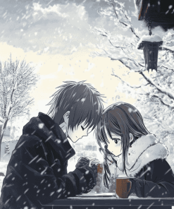 Anime Snow Date Diamond Painting