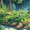 Anime Style Plants Diamond Painting