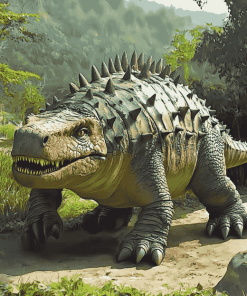 Ankylosaurus Dragon Reptile Diamond Painting