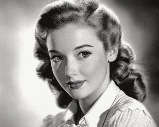 Anne Shirley Black and White Diamond Painting