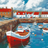 Anstruther Boats Lake Diamond Painting