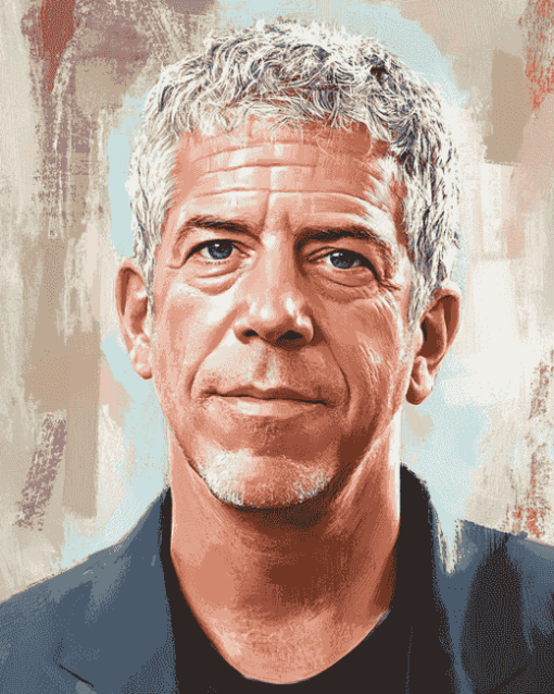 Anthony Bourdain Celebrity Diamond Painting