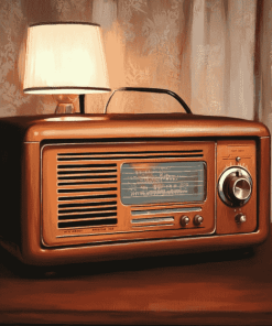 Antique Radio Diamond Painting