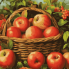 Apple Basket Delight Diamond Painting