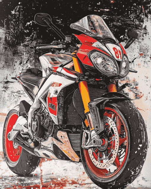 Aprilia Motorcycle Diamond Painting