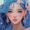 Aquarius Fantasy Girl Diamond Painting