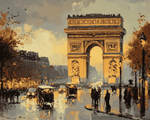 Arc Of Triomphe Paris Diamond Painting