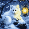 Arctic Fox Winter Fantasy Diamond Painting