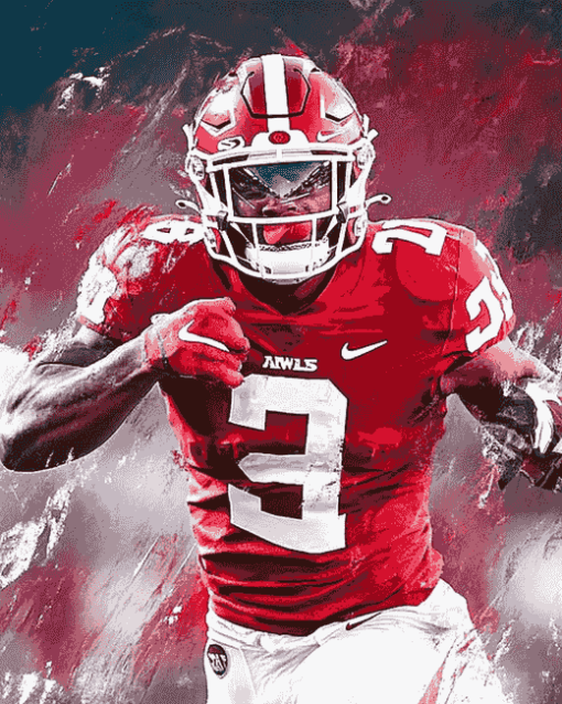 Arkansas Razorbacks Football Star Diamond Painting