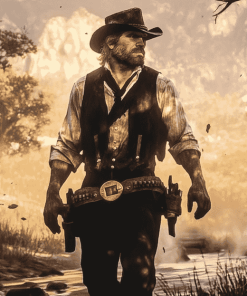 Arthur Morgan Wild West Diamond Painting